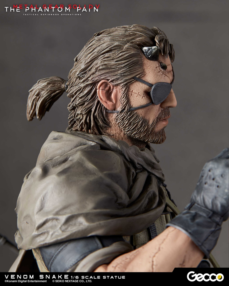 Illustration for article titled $300 Statue Of Metal Gear Solid V's Venom Snake Includes Cute Puppy
